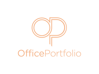 Orange logo for the Office Portfolio